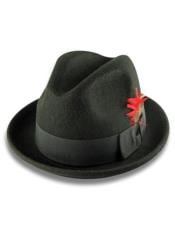  1930s Mens Hats For Sale - 1930s Fedora Black