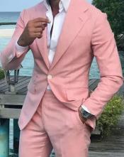  Pink Coral Suit - Prom Suits - Peach Color