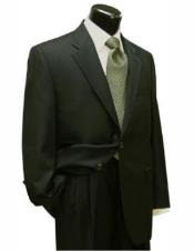  48 Short Suit - Mens Olive Green Suits 48s