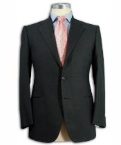  48 Short Suit - Mens Darkest Charcoal Gray Suits 48s 