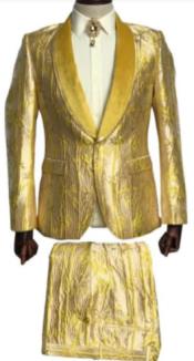  Yellow Suit - Yellow Tuxedo - Paisley Suits - Floral Suits