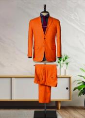  Orange Linen Suit