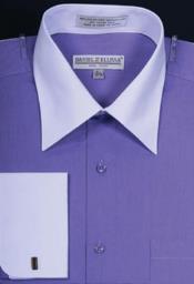  20 Inch Neck Dress Shirts in Lavender