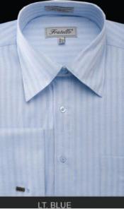  20 Inch Neck Dress Shirts in Blue