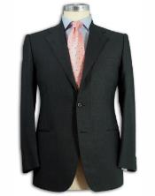  46r Suit Size - "Dark Charcoal Gray" Mens Suits 46r