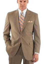  46r Suit Size - "Tan ~ Beige" Mens Suits 46r