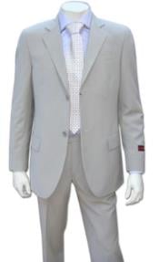  46r Suit Size - "Light Grey" Mens Suits 46r