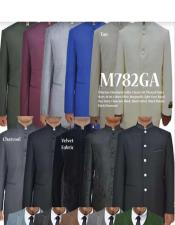  4 Mandarin Suits $389 (We Pick The Colors Based of Availability)
