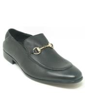  Black and Gold Dress Shoe