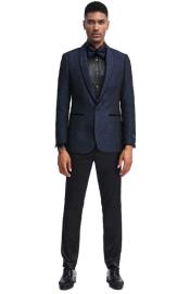  Dark Blue Prom Suit - Navy