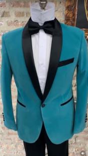  SKU#JA57473 Mens Suits Turquoise