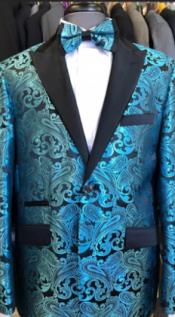  SKU#J57482 Mens Suits Turquoise