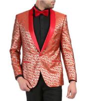  Mens Prom Blazer - Red Blazer For Homecoming
