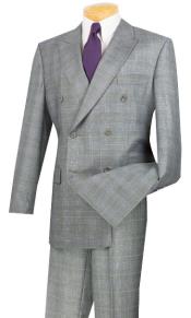  Cheap Plus Size Mens Grey Suit For Big Men Online - Big and Tall Sizes