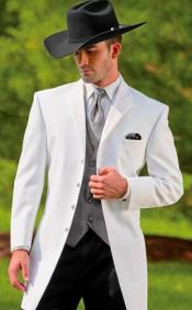  Mens White Cowboy Tuxedo - White Cowboy Suit - Western Suit (Jacket