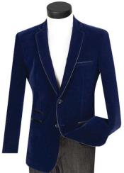  Style#-B6362 Mens Prom Party Jacket Navy