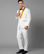 White and Gold Suit