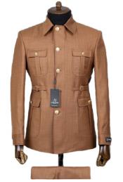  Rust Safari Suit - Safari Suit For Men - Mens Safari Outfits