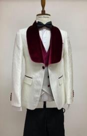  Cream Wedding Suit For Groom - Mens Cream Suit - Ivory and