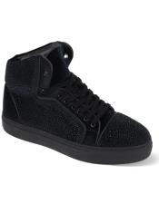  Mens Sneaker Style Shoes - Black