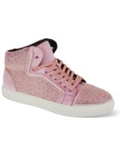  Mens Sneaker Style Shoes - Light Pink