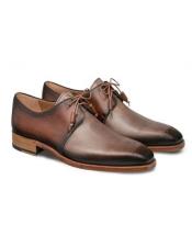  Shoes Taupe Cognac Leather