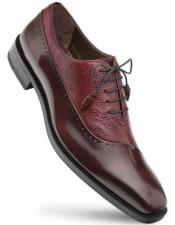  Shoes Burgundy Leather Oxford