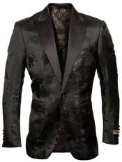  Mens Plus Size Blazers - Large Mens Blazers Big and Tall Blazer - Plus Size Black ~ Black