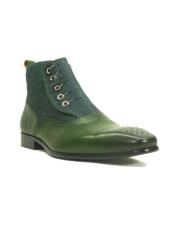  Boots - Emerald Deerskin