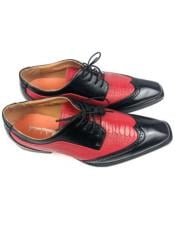  SKU#JA60391 Mens Wingtip Dress Shoes Black