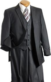  Mens Lightweight Suit - Summer Dress Suits - Charcoal