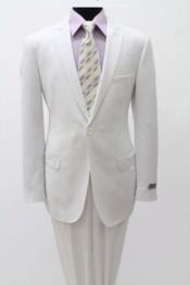  Mens Lightweight Suit - Summer Dress Suits - White