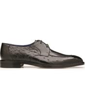  Style#R43 Belvedere Bolero Genuine Ostrich Shoes Black