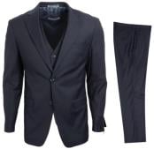  Stacy Adams Suit Hybrid Fit Suit Charcoal