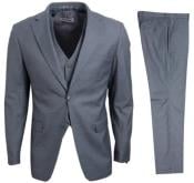  Stacy Adams Suit Hybrid Fit Suit Medium Grey