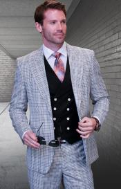  Statement Suits - Plaid Suits - Vested Suits- Peak Lapel Suits -