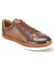  Mens Leather Shoe - Matching Sole Tan - 100% Percent Wool Fabric Suit - Worsted Wool Business Suit