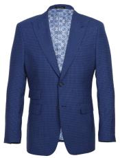  Real Suits - Business Suit By English Laundry Designer Brand - Blue