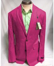  Mens Linen Blazer - Light-Burgundy Linen Sport Coat - Summer Blazer
