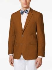  Mens Linen Blazer - Brown Linen Sport Coat - Summer Blazer