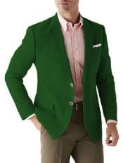  Mens Linen Blazer - Hunter Green Linen Sport Coat - Summer Blazer