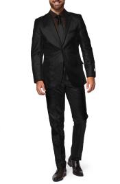  Shiny Black Suit - Shiny Tuxedo