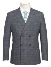  SKU#JA61606 Plaid Suit - Mens Windowpane Suit By English Laundry Designer Brand