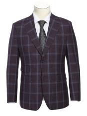  SKU#JA61752 Plaid Suit - Mens Windowpane Suit By English Laundry Designer Brand