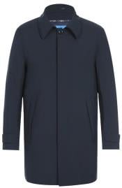  Nylon Raincoat with Removable Liner - Navy Blue