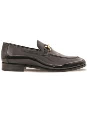 Mezlan Brand - Black Tuxedo Shoe - Slip On Ornament Formal