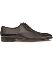 Mezlan Brand - Black Tuxedo Shoe - Formal Slip On
