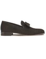 Mezlan Brand - Black Tuxedo Shoe - Ventian Loafer
