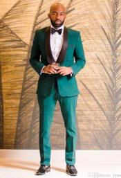  Light Olive Green Tuxedo - Sage Green Suit - Vested Suits