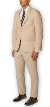  Big And Tall Mens Suit Separates - Natural Suit
